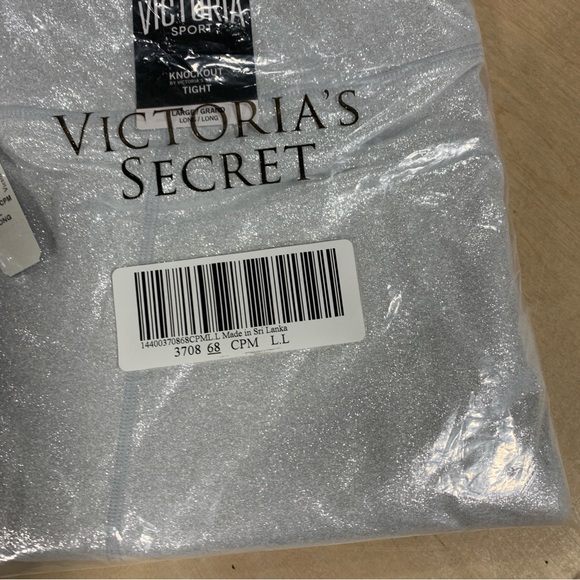 Victoria's Secret Silver White Shimmer Metallic Leggings 6104 - JUST LEGGINGS - Picture 9 of 11